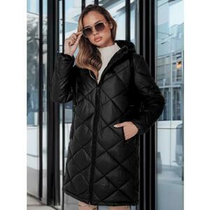 Női téli steppelt kabát SNOWVIBE, fekete kép