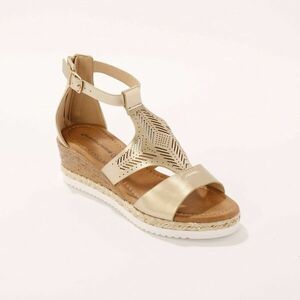 Perforált háncs szandál kép