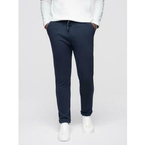 Férfi pikee nadrág állítható derékkal – sötétkék V1 OM-PACP-0283 kép