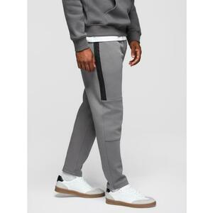 Férfi melegítőnadrág egyenes szárral és gumírozott részletekkel – szürke V3 OM-PASK-0281 kép