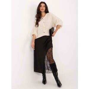 Világos bézs pulóver 3/4-es ujjú kép