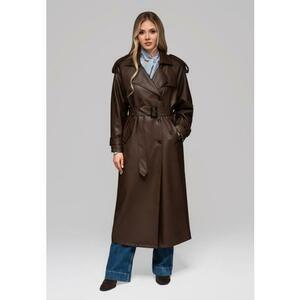 Női kabátok övvel LARICA OW-COLC-0101 v2 – barna kép