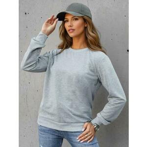 Női klasszikus melegítőfelső világosszürke kép