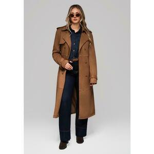 Női trenchcoat LARICA OW-COLC-0107 v3 – barna kép