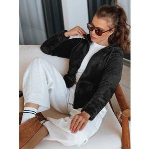 Női kapucnis pulóver fekete kép