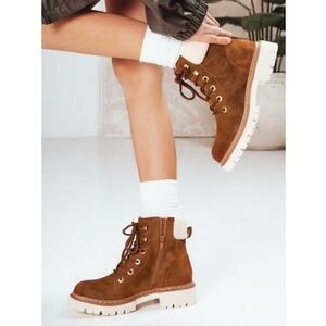 Női szarvasbőr teve csizma kép