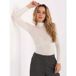 Ecru testhezálló blúz finom anyagból kép