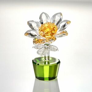 Dekoráció Üveg napraforgó kép