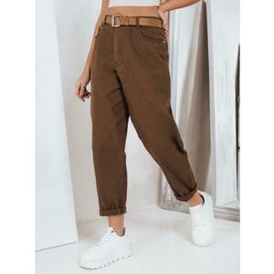 Női mom fit farmer barna kép