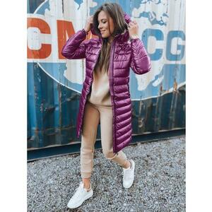 Női téli steppelt kabát LESSI lila kép