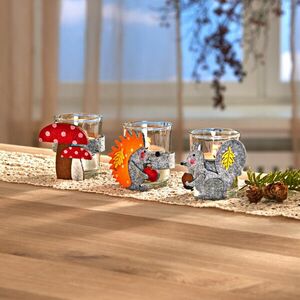 Teáskanna-tartó. Gyertya Ősz hírnökei kép