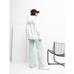 Ecru női oversized pulóver kapucnival RUE PARIS kép