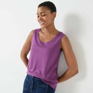 Egyszínű felső széles pántokkal kép