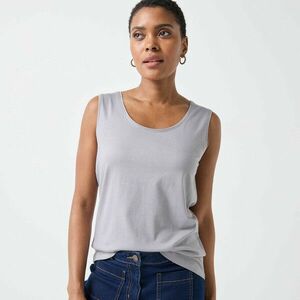 Egyszínű felső széles pántokkal kép