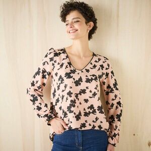 Szélesítet kétszínű nagy mintával tunika kép