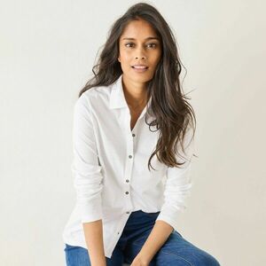 Gombos, hosszú ujjú jersey ing kép