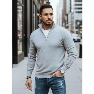 Férfi pulóver, világosszürke kép