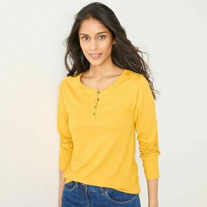 Tunikanyakú hosszú ujjú póló kép