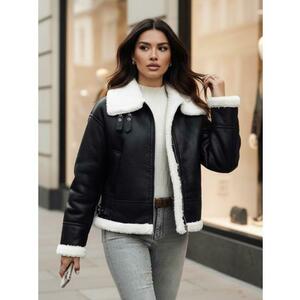 Női műbőr kabát szőrme FURBLAZE TY4730z kép