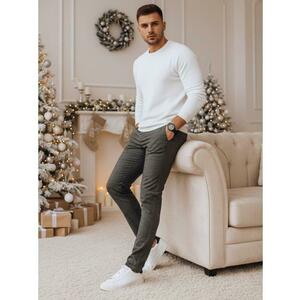 Férfi grafit színű alkalmi nadrág kép