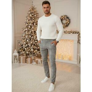 Férfi világosszürke nadrág kép