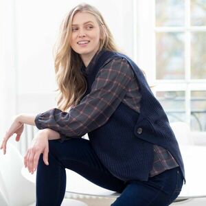 Ujjatlan pulóver, moher tapintású kép