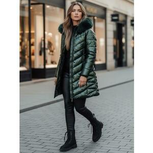 Női téli steppelt kabát BELLATRIX, zöld kép