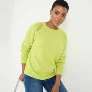 Kerek nyakú pulóver, puha tapintású kép