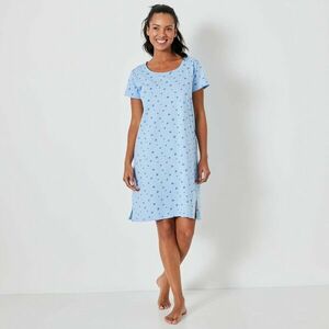 Rövid ujjú, virágmintás hálóing kép