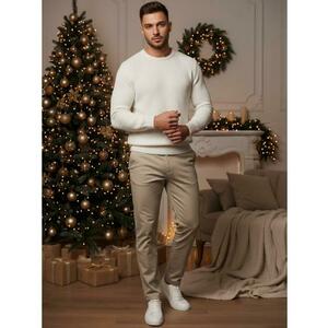 Férfi nadrág, bézs kép