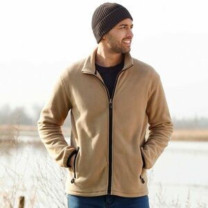 Cipzáras pulóver mikropolár anyagból kép