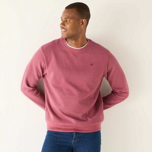 Meleg pulóver kerek nyakkal és elöl hímzéssel kép