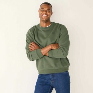 Meleg pulóver kerek nyakkal és elöl hímzéssel kép