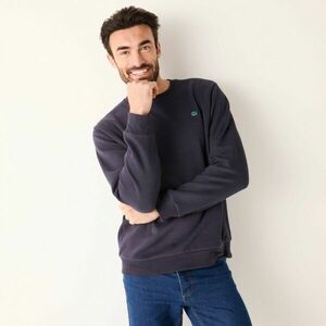 Meleg pulóver kerek nyakkal és elöl hímzéssel kép