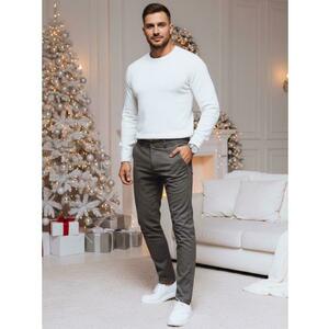 Férfi chino nadrág, sötét szürke kép