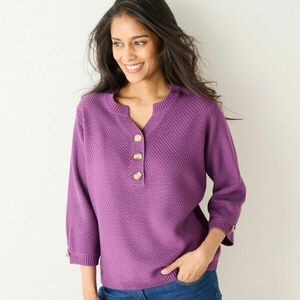 Gombos pulóver gyöngymintával kép