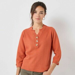 Gombos pulóver gyöngymintával kép