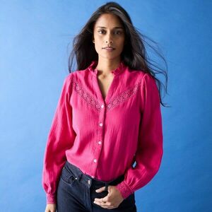 Makramé mintás, leggings blúz kép