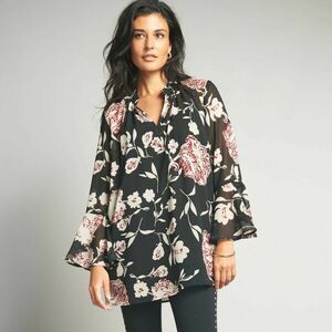 Tunika bő ujjakkal és mintával kép