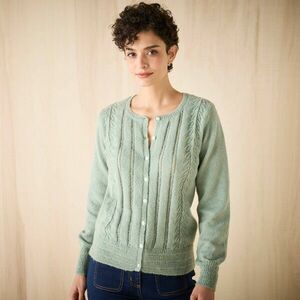 Áttört kardigán kép