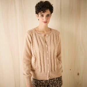 Áttört kardigán kép