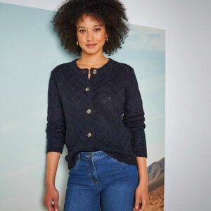 Áttört kardigán kép