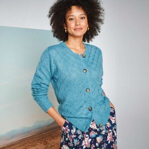 Áttört kardigán kép