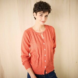 Áttört kardigán kép