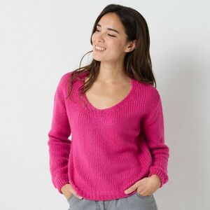 Laza V-nyakú pulóver kép