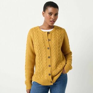 Gombos pulóver fonott mintával kép