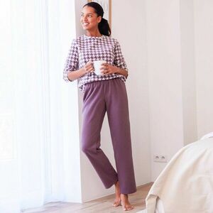 Polár pizsama kakasláb motívummal kép