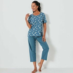 Pizsama 3/4-es nadrággal és szívmintával kép