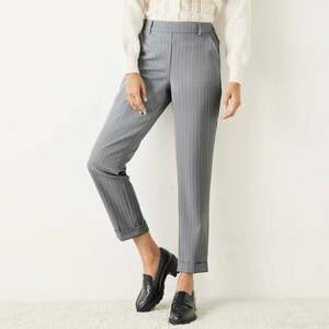 7/8-os karcsúsított csíkos nadrág kép