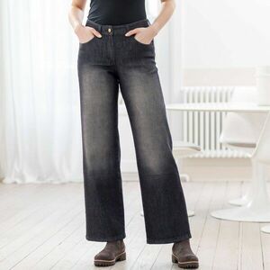 Széles szárú farmernadrág 5 zsebbel kép